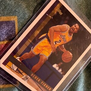 Topps Basketball Card - Yellow and Purple